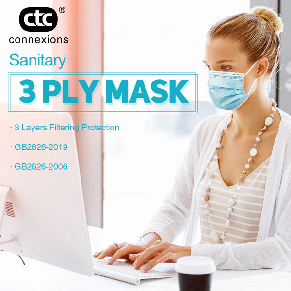 ctc connexions Sanitary Masks for Germ Isolation