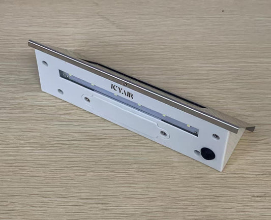 ICYAIR Solar Outdoor Lights, Super Bright Solar Lights Outdoor Waterproof, Security Wall Light for Outside Walking Dog Fence Backyard Deck Garden Door Step Garage